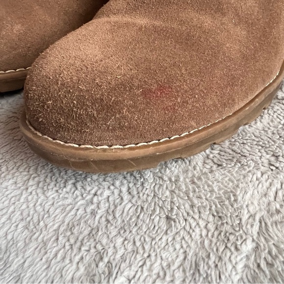 Sperry Top-Sider Stella Prow Lace-Up Wedge Chukka Ankle Boot Suede Leather Taupe - Picture 6 of 17